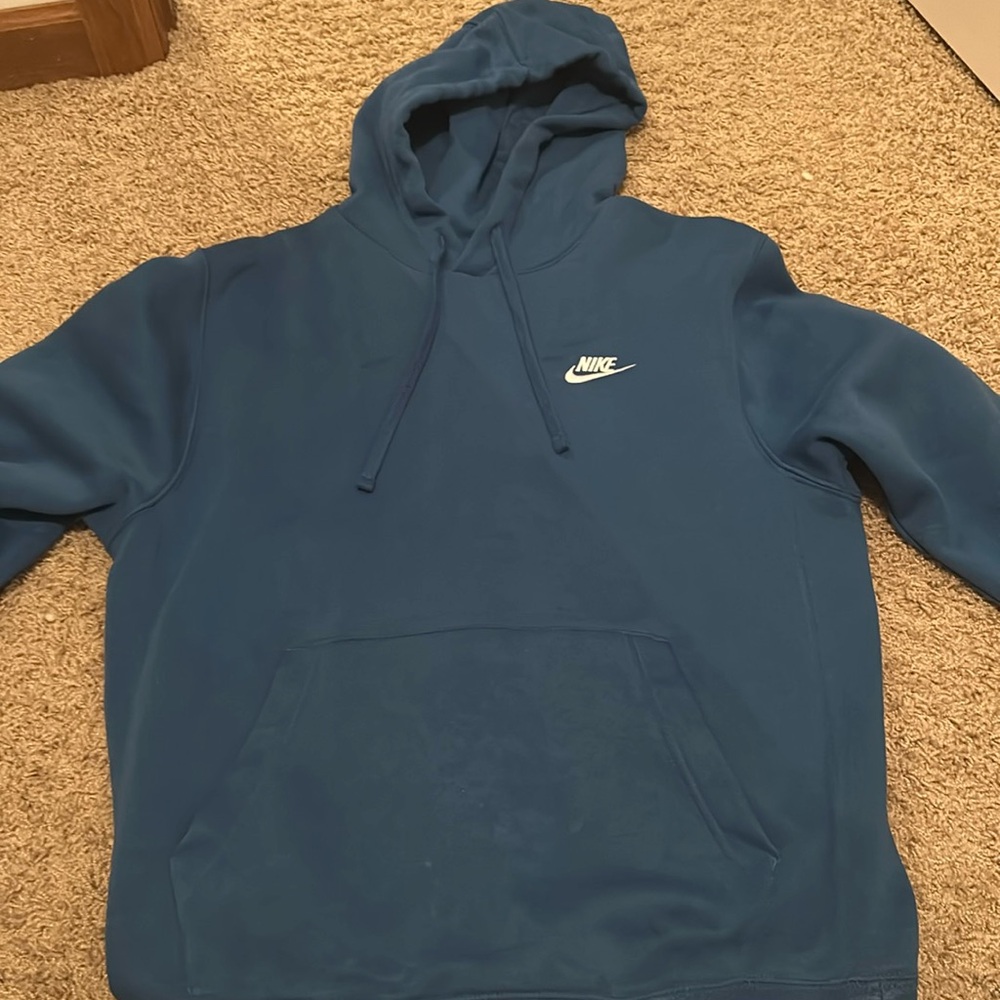 Blue Nike hoodie
